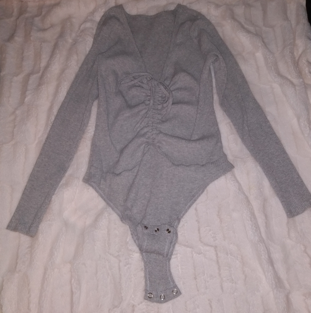 Fashionable gray one piece